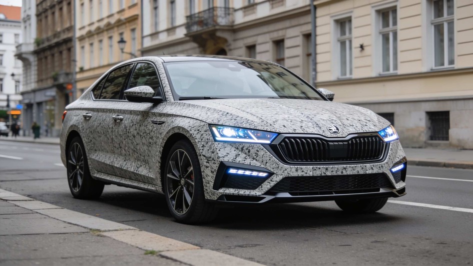 Обновленный Skoda Octavia 2027: новые детали экстерьера и свежие технологии