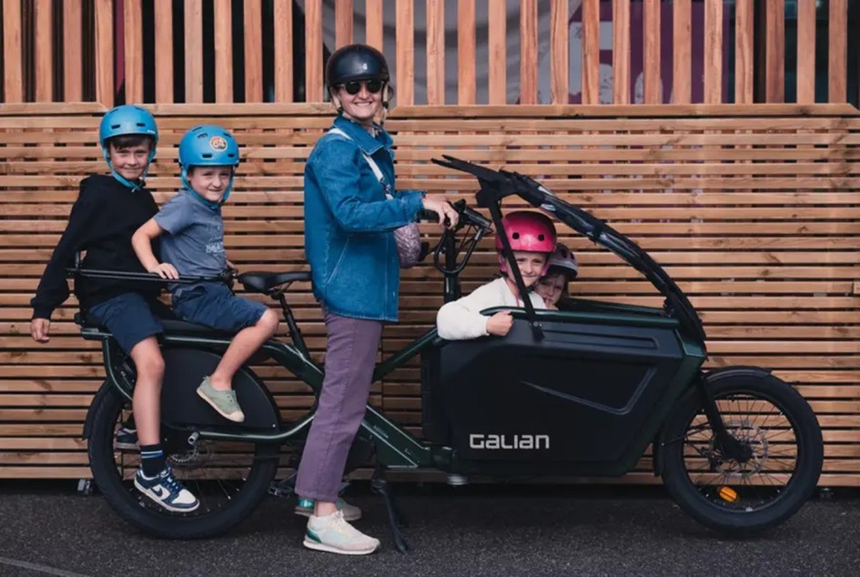 Galian Cycles Le Formidable: необычный электровелосипед-карготейл с двумя моторами
