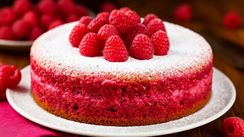 Нежный и сочный пирог с сметаной и малиной, который стоит попробовать