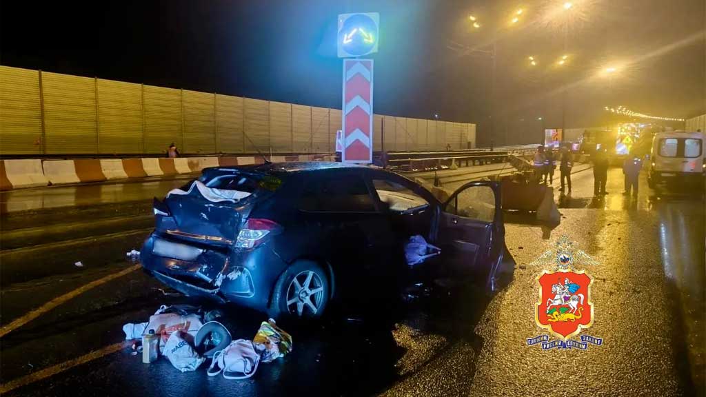 Взрослый и ребенок погибли в ДТП в Подмосковье, еще трое ранены