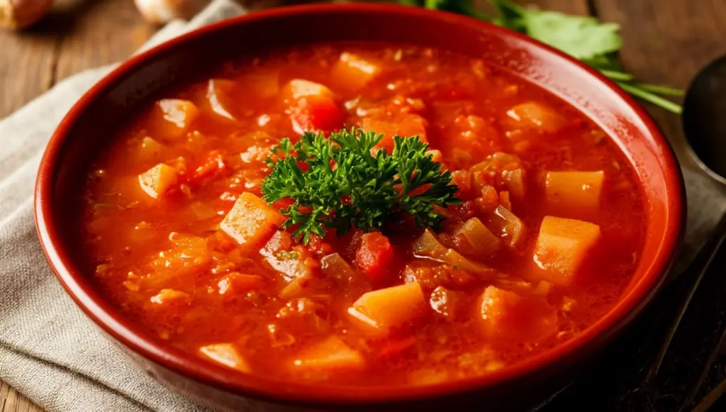 Сытная солянка без бульона: готовим быстрый и вкусный суп за 15 минут