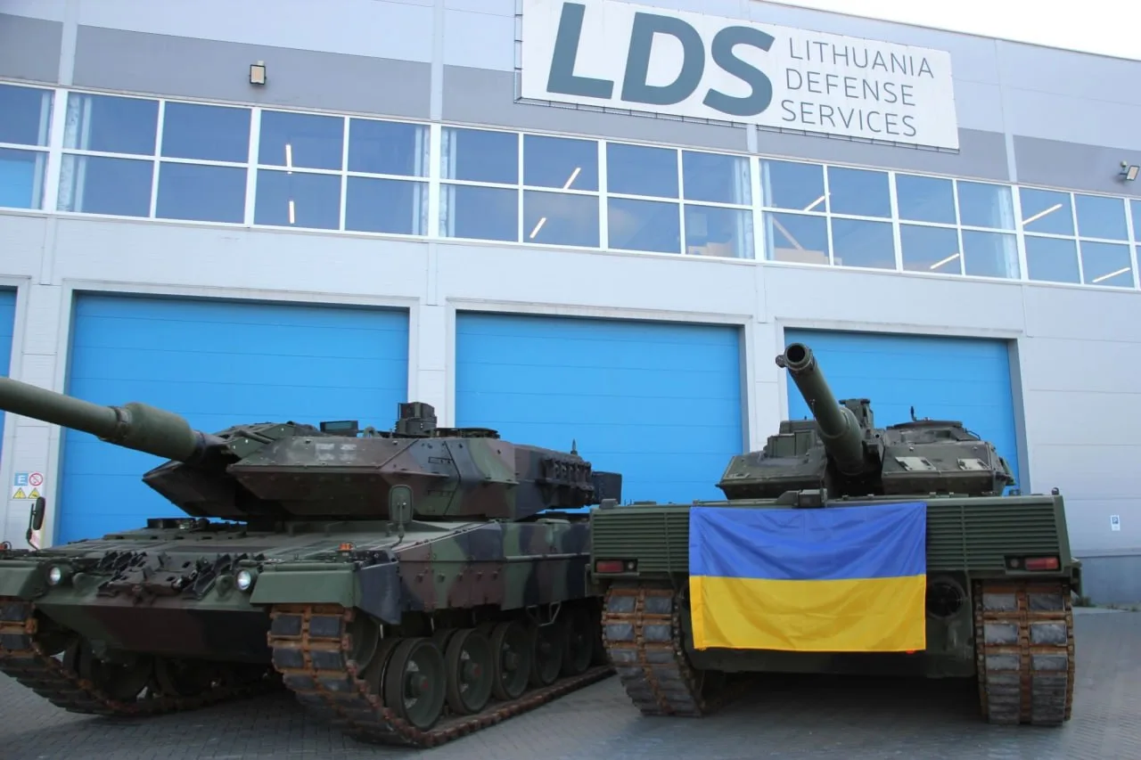 Литовская компания LDS успешно отремонтировала два украинских танка Leopard 2