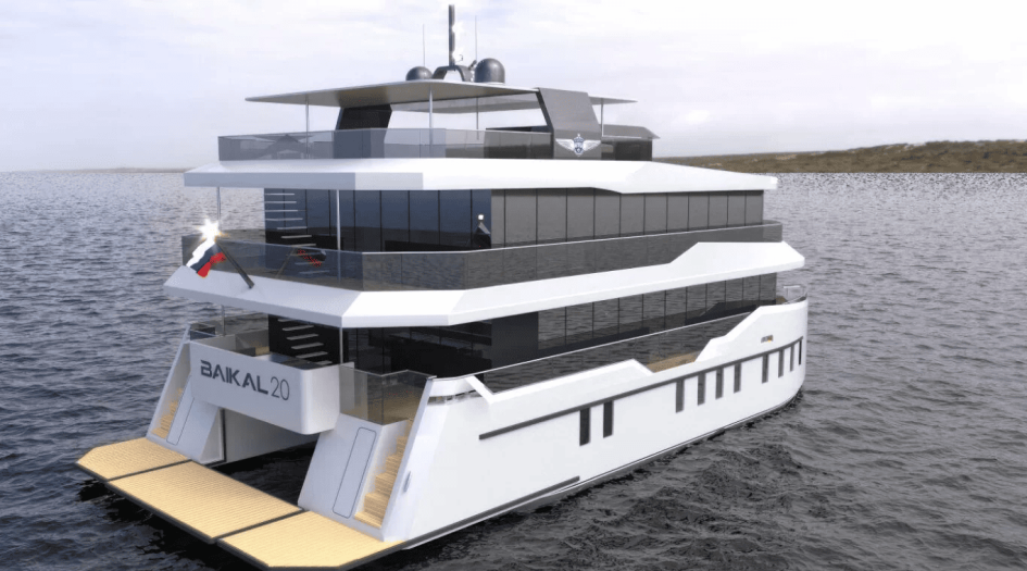 Baikal 20 SHB: мини суперяхта с катамаранной платформой и гибридной силовой установкой