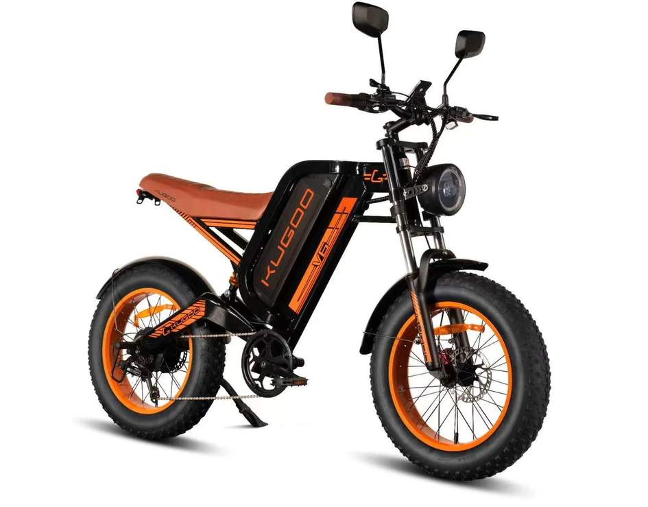 Электровелосипед Kugoo V6 развивает 55 км/ч и выдерживает до 150 кг нагрузки