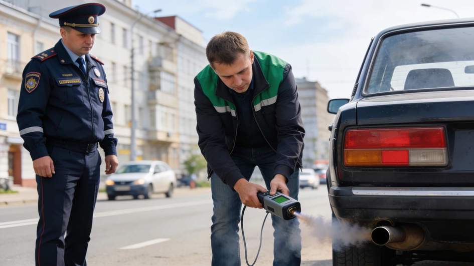 В Татарстане выявили 111 автомобилей с превышением вредных выбросов за лето
