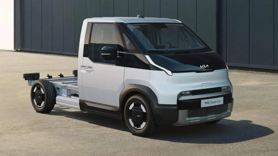 Kia PV5 Chassis выходит с запасом хода 416 км и грузоподъемностью 1005 кг
