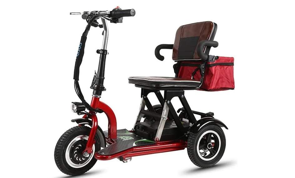 Электрический трицикл ELBIKE А2 с двумя моторами и складной конструкцией