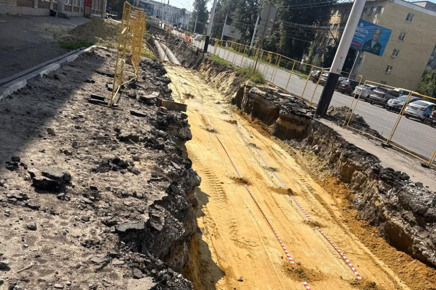 Реконструкция тепломагистрали на Моршанском шоссе выходит на финишную прямую Реконструкция тепломагистрали на Моршанском шоссе выходит на финишную прямую