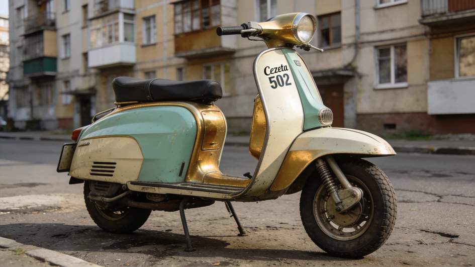 Редкий мотороллер Cezeta 502 стал символом статуса в СССР