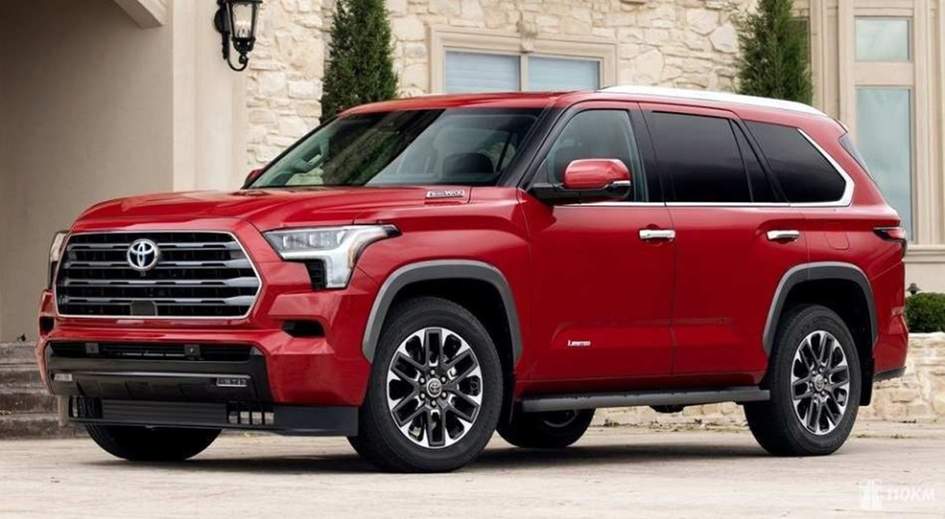 Toyota Sequoia с гибридом и полным приводом вышла на рынок России от 10 млн рублей
