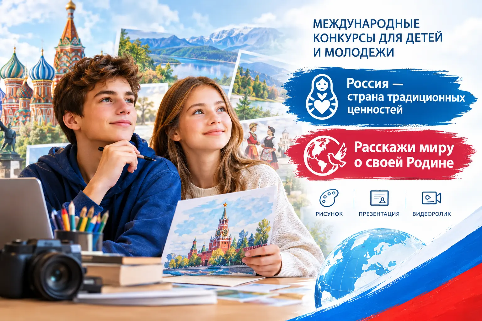 Объявлены два международных конкурса для детей и молодежи: участвуйте и побеждайте