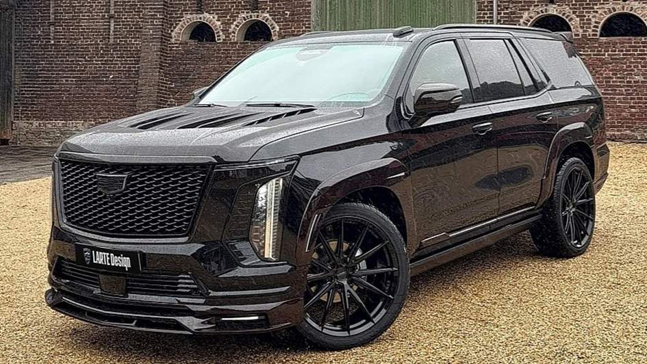 Cadillac Escalade в уникальном коричневом карбоне удивил подходом к тюнингу