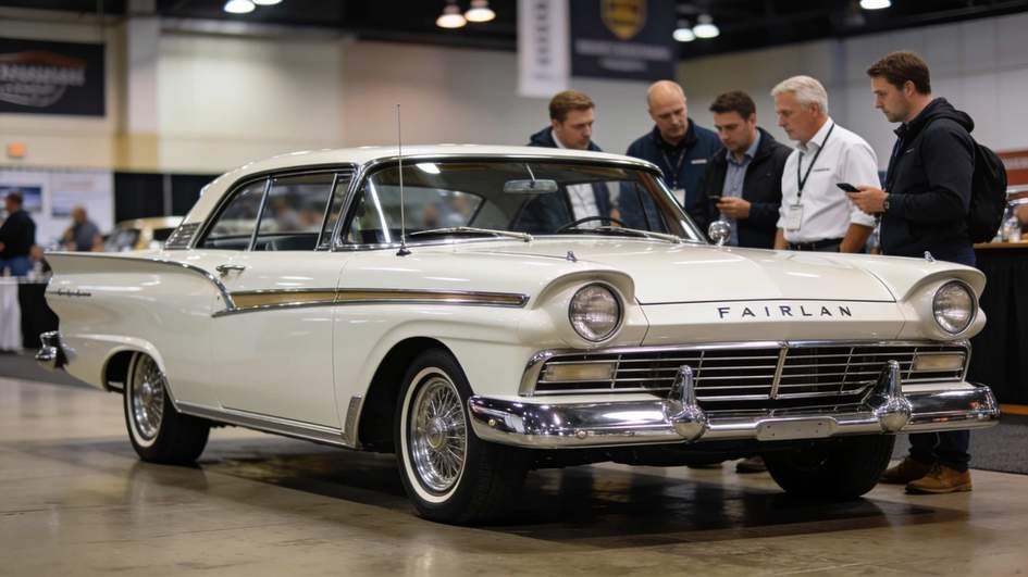 Редкий Ford Fairlane 1957 года с историей NASCAR выставили на аукцион