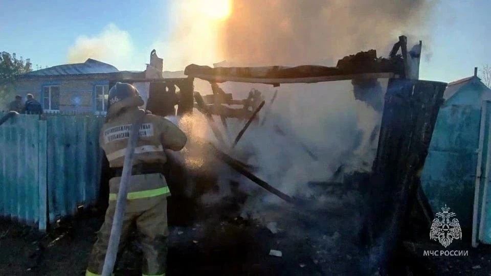 На пожаре в Кизильском округе погибли два человека