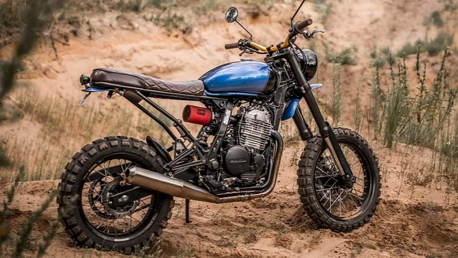 Honda NX650 Dominator получил стильный скрэмблер-облик от Rascal Motorcycles из Риги