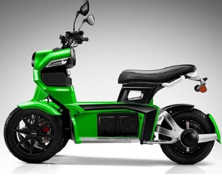 Электроскутер iTank Doohan EV3 Trike 1500W с тремя колесами и запасом хода до 80 км