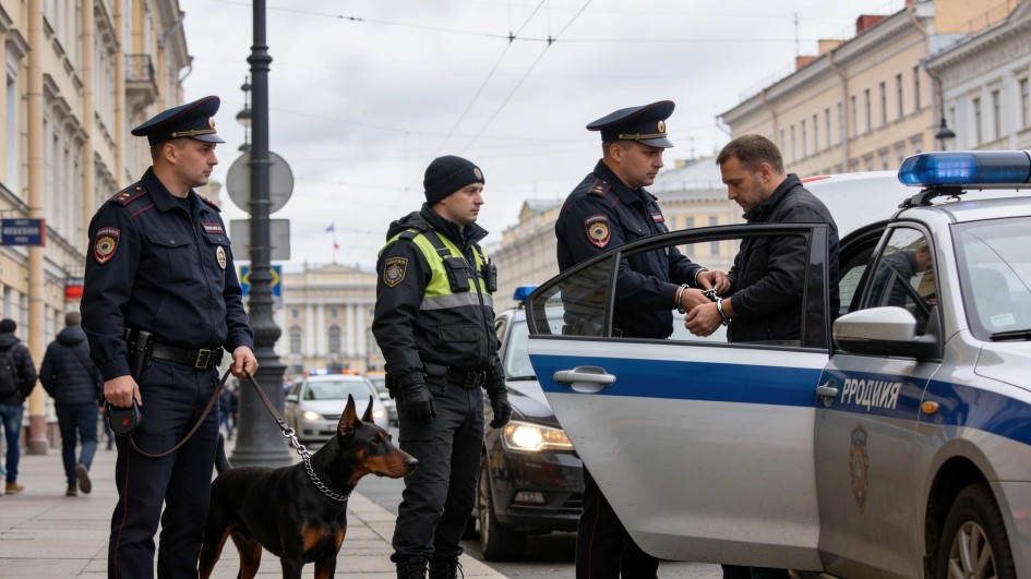 Масштабная проверка транспорта и граждан в центре Петербурга привлекла внимание