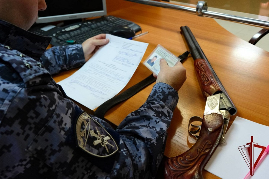 Тамбовские росгвардейцы за неделю изъяли более 10 единиц оружия