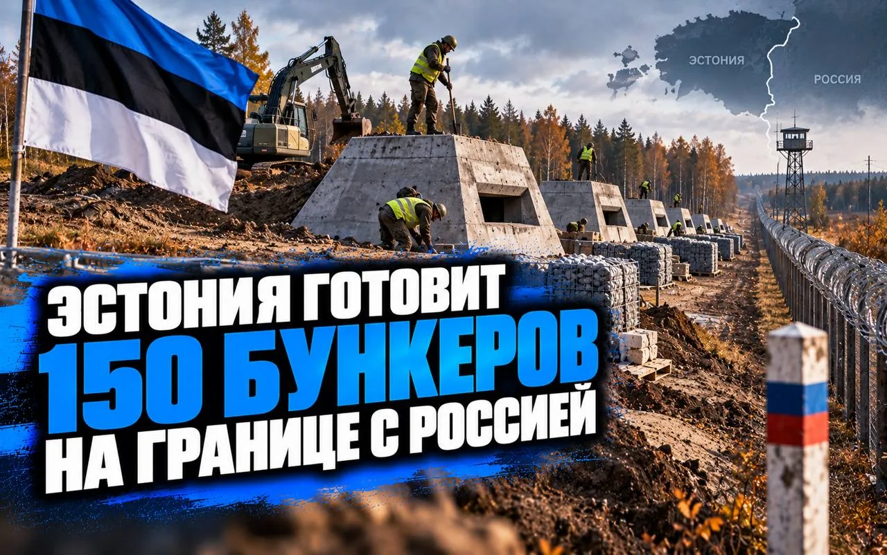Эстония строит 150 бункеров на границе с Россией: что это значит для безопасности региона?