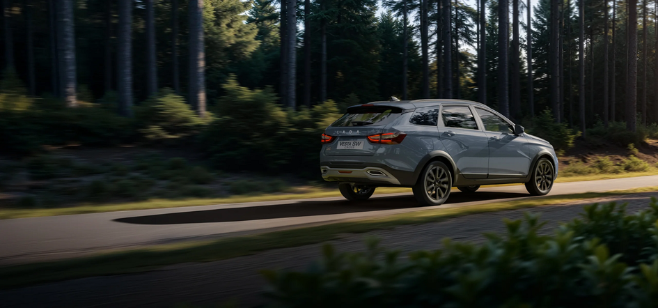 Москвич 3 и Lada Vesta SW Cross сравнение клиренса, оснащения и объема багажника