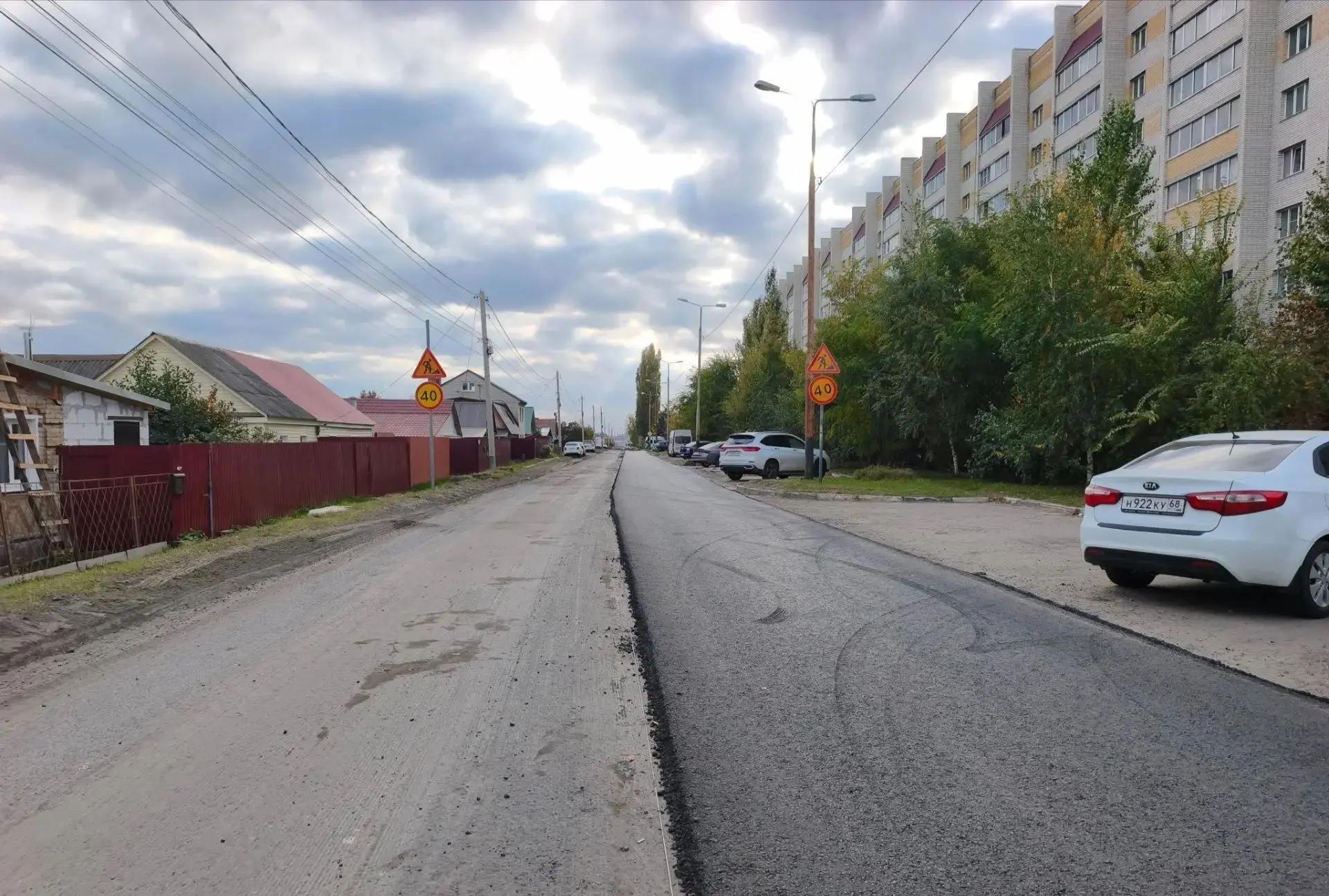 В Тамбове на Никифоровской улице началась укладка нового асфальта: что это значит для водителей?