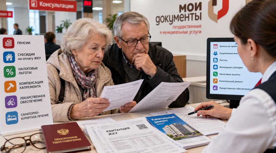 пенсионер МФЦ &amp;copy;&amp;nbsp;Изображение сгенерировано нейросетью chatgpt