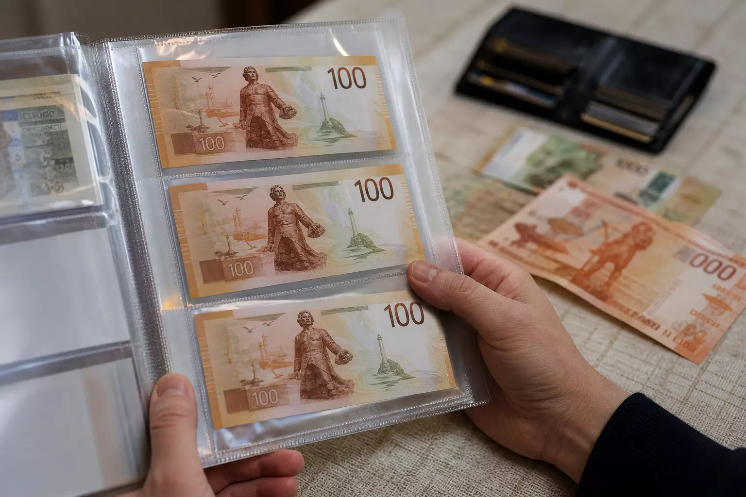 Почему новые стотысячные купюры продаются за тысячи: секреты и покупатели необычного тренда