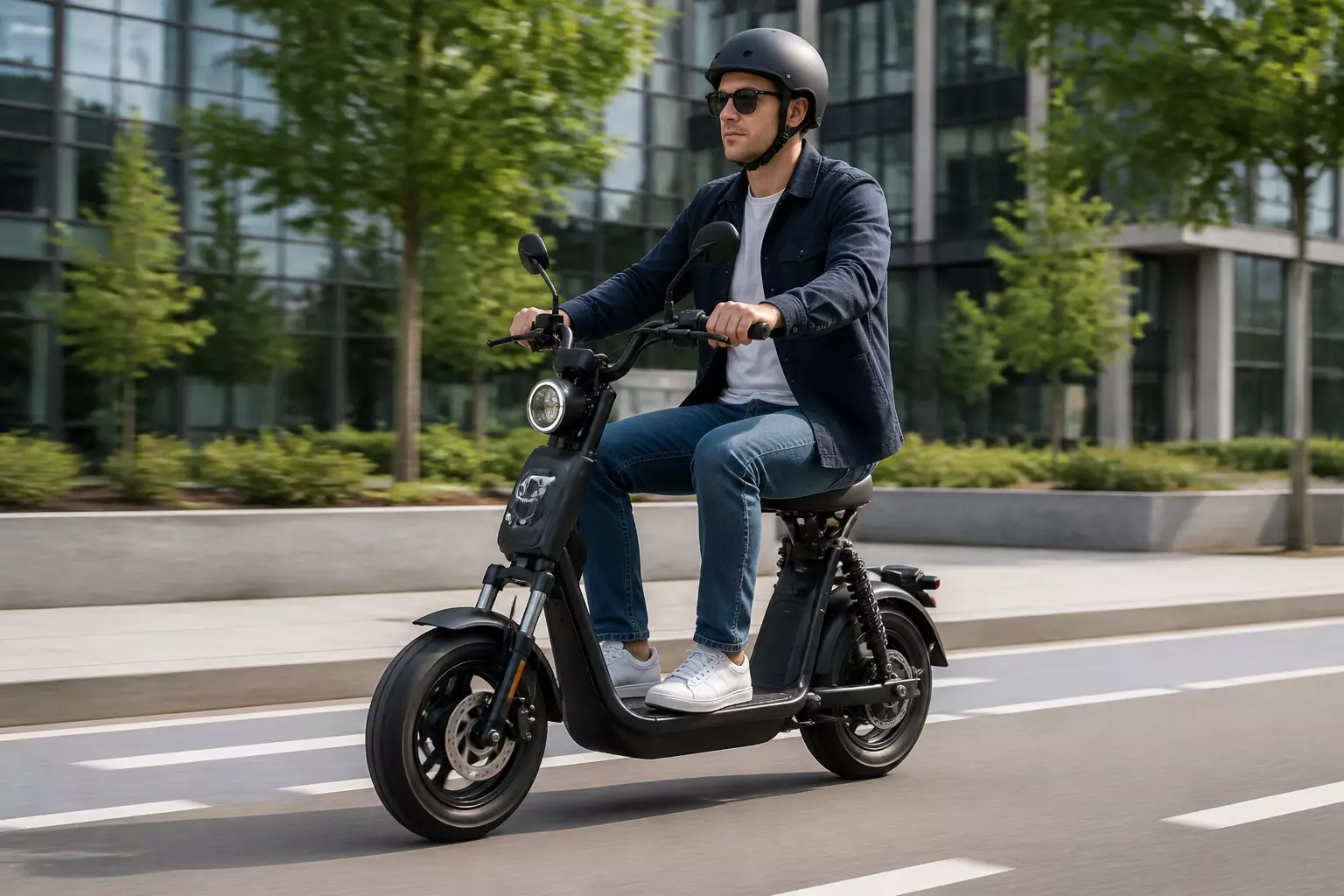 MOTIKO V5 Pro — компактный электроскутер с запасом хода до 60 км для городских поездок