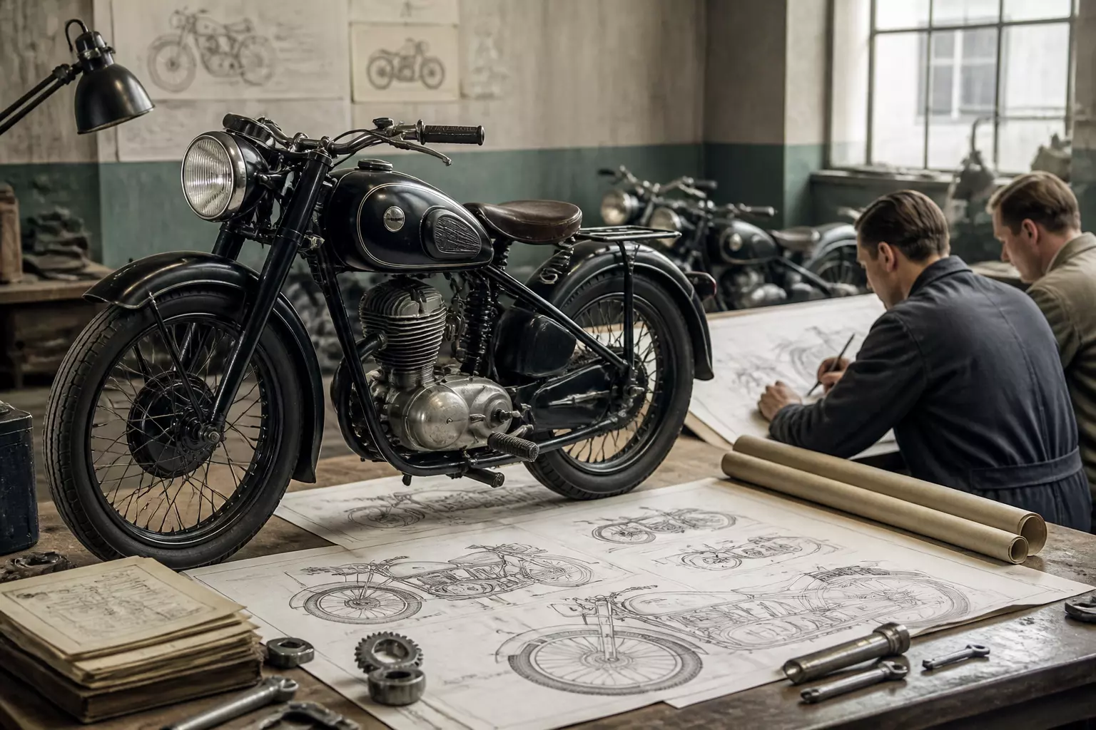 Как немецкий мотоцикл стал прототипом для легендарных Минска, Bantam, Hummer и Yamaha