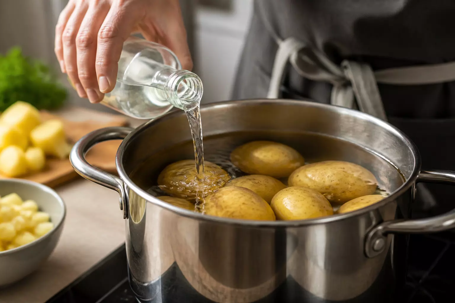 Как уксус может изменить вкус вашей картошки: секреты, которые скрывают шеф-повара
