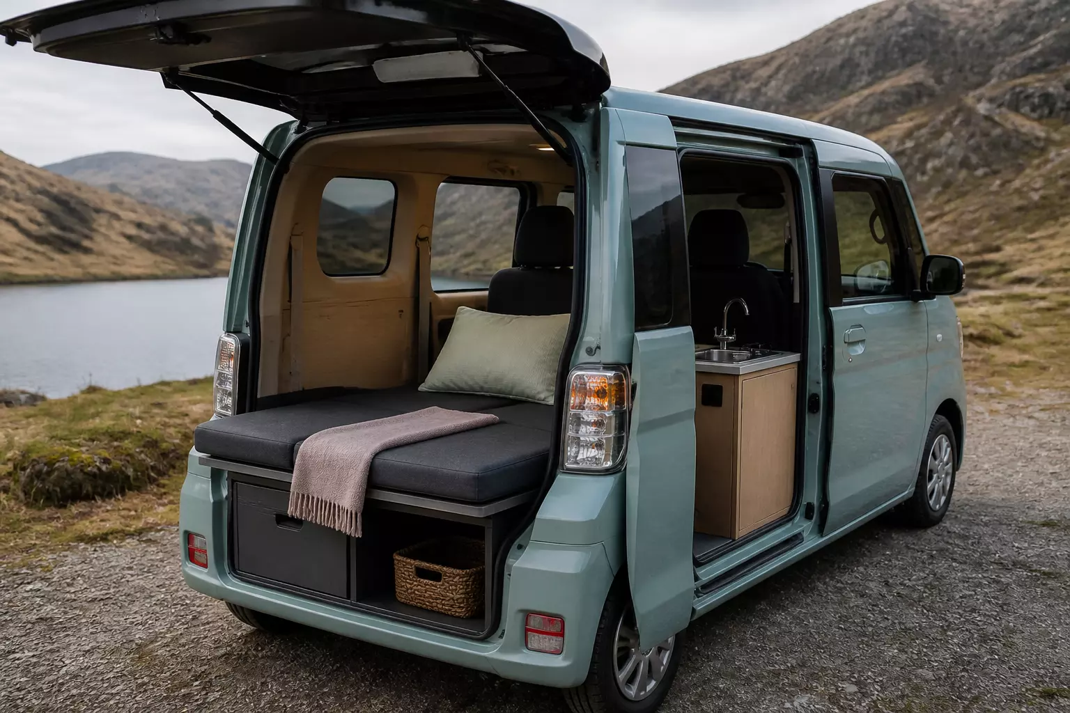 Wellhouse представила компактный кемпер на базе Daihatsu Wake всего за £17 995 — идеальное решение для путешествий