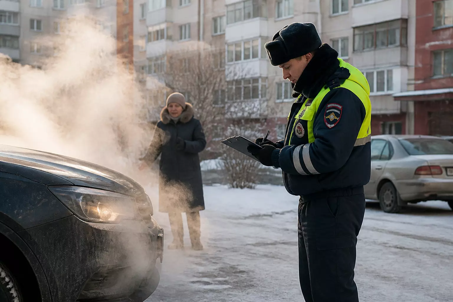 Почему нельзя долго прогревать машину во дворе и как избежать штрафов за это